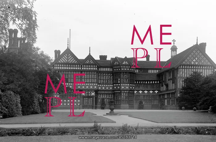 : View of Bramhall Hall : View of Bramhall Hall