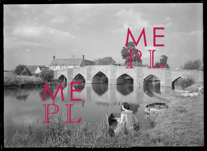 : View of the bridge from the south-west : View of the bridge from the south-west