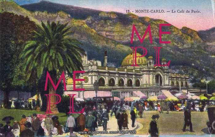  : A view of the Caf? de Paris at Monte Carlo
