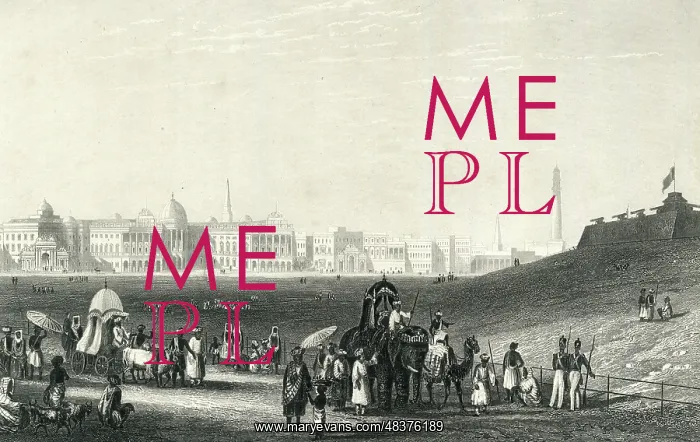 : View of Calcutta from the Esplanade, India