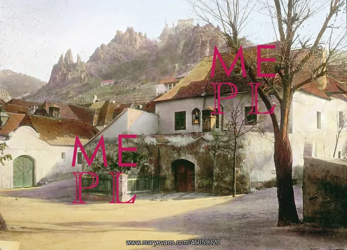 : View of the castle ruin Durnstein : View of the castle ruin Durnstein