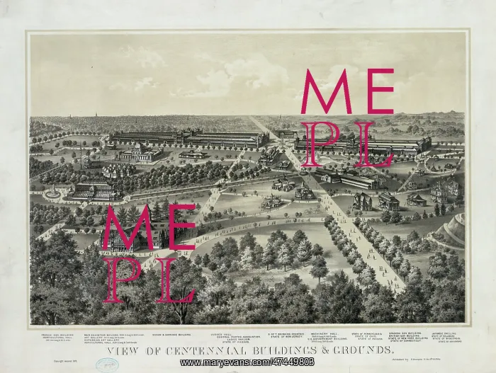 : View of centennial buildings & grounds : View of centennial buildings & grounds