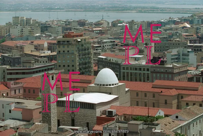 : View of central Cagliari, 1997 : View of central Cagliari, 1997