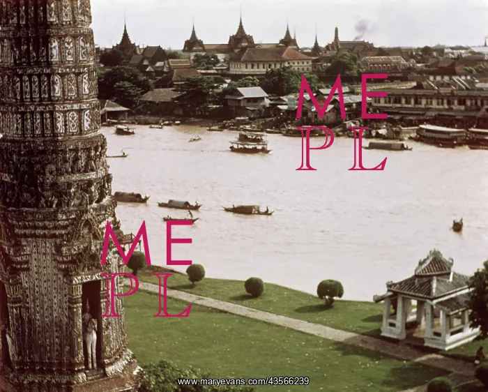 : View over Chao Phraya River - Thailand : View over Chao Phraya River - Thailand