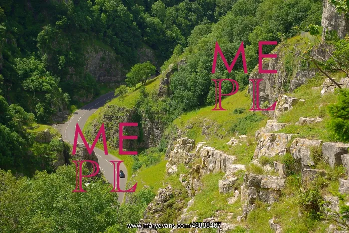 : View of Cheddar Gorge, Somerset : View of Cheddar Gorge, Somerset