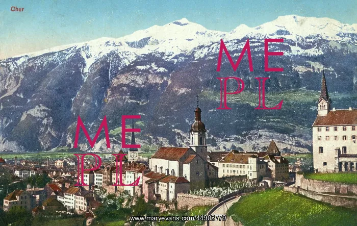 : View of Chur (Coire), Grisons, Switzerland : View of Chur (Coire), Grisons, Switzerland