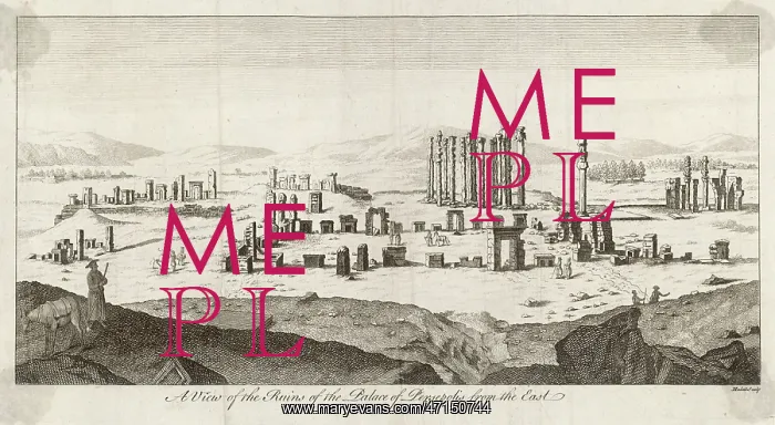 : View of the Citadel of Persepolis, Iran : View of the Citadel of Persepolis, Iran