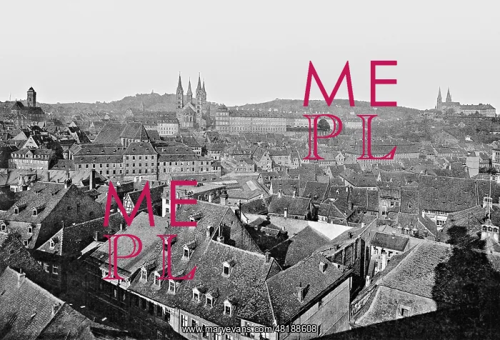 : View of the city of Bamberg, 1919 : View of the city of Bamberg, 1919