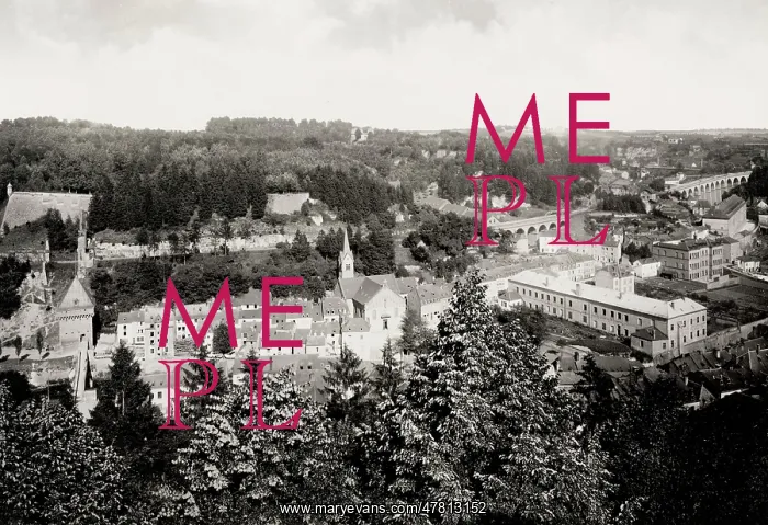 : View of the city centre of Luxembourg : View of the city centre of Luxembourg
