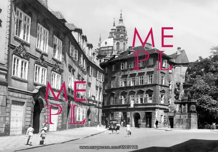 : A view of the city of Prague, 1940 : A view of the city of Prague, 1940