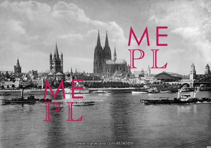 : View of Cologne, 1929 : View of Cologne, 1929