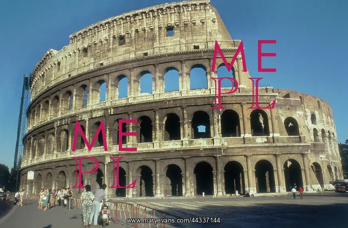 : View of the Colosseum in : View of the Colosseum in