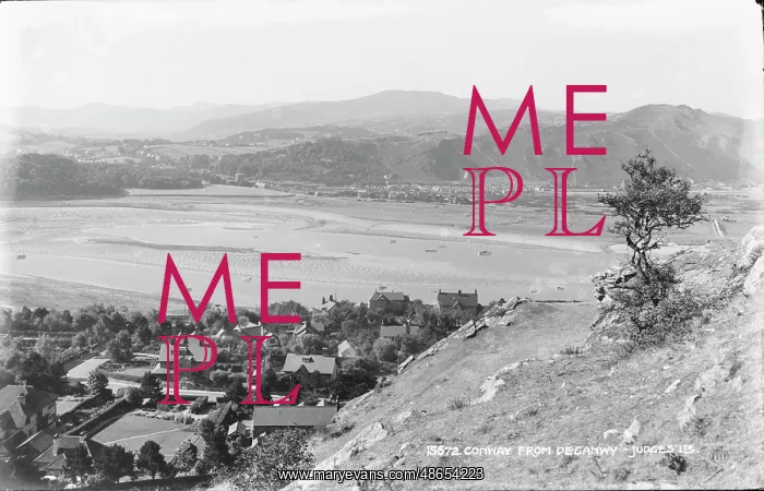 : View of Conway from Deganwy : View of Conway from Deganwy