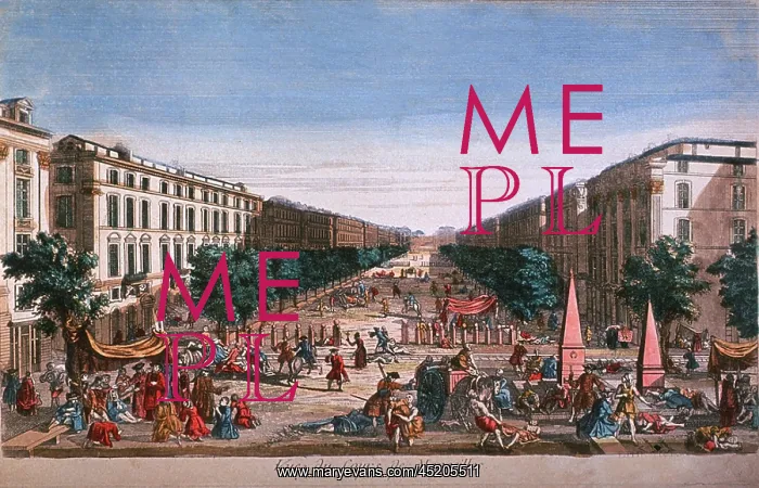 : View of the Cours Belsunce in Marseilles ? : View of the Cours Belsunce in Marseilles ?