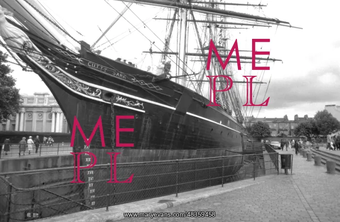 : View of the Cutty Sark, Greenwich : View of the Cutty Sark, Greenwich