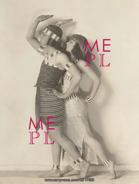 : Side view of dancers posing against white wall : Side view of dancers posing against white wall