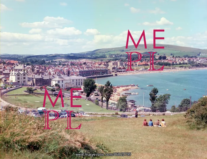 : View from the Downs, Swanage : View from the Downs, Swanage