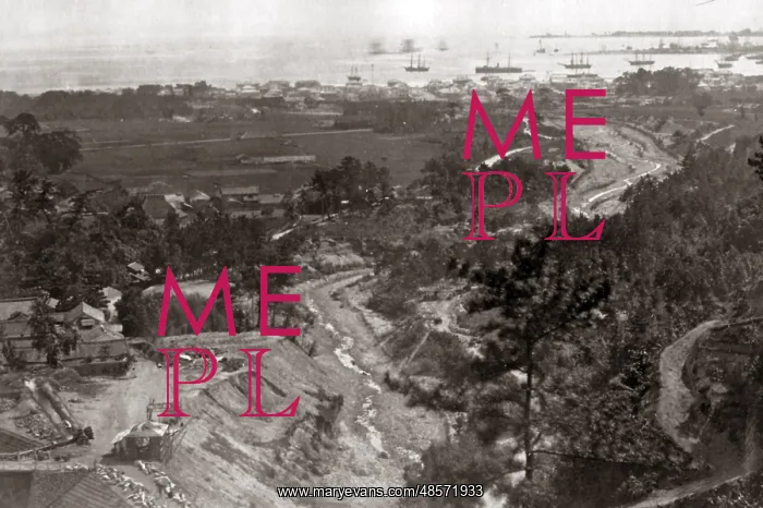  : View of Eastern Kobe, Japan, 1870s