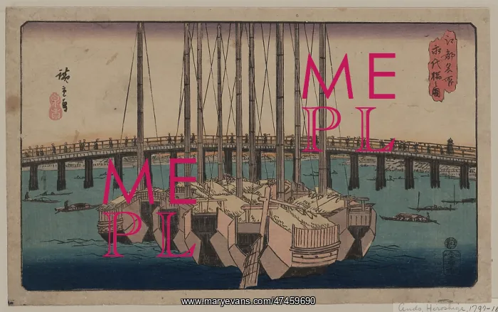 : A view of Eitai Bridge : A view of Eitai Bridge