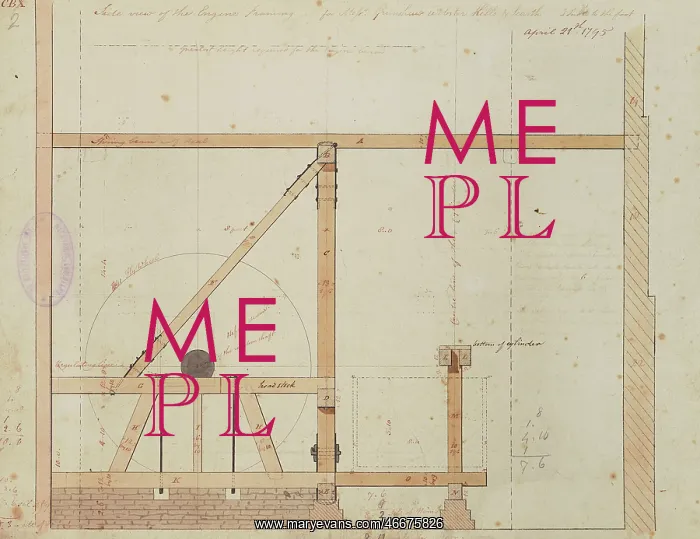 : Side view of the engine framing