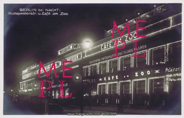 : A view of the exterior faade of the Cam am Zoo at night, Be : A view of the exterior faade of the Cam am Zoo at night, Be