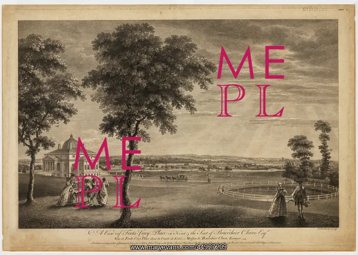 : A view of Foots Cray Place in the County of Kent : A view of Foots Cray Place in the County of Kent