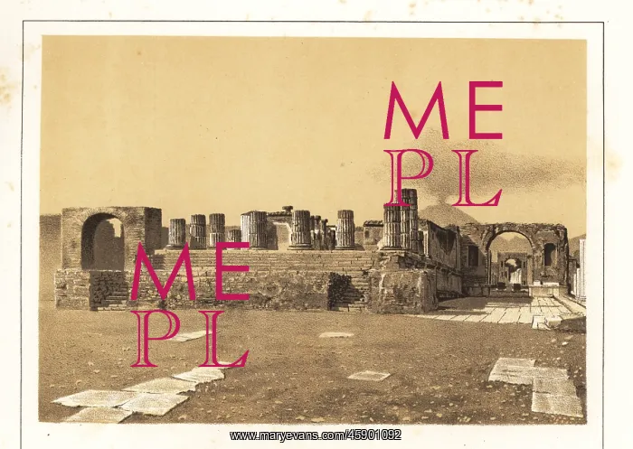 : View of the Forum, Pompeii : View of the Forum, Pompeii