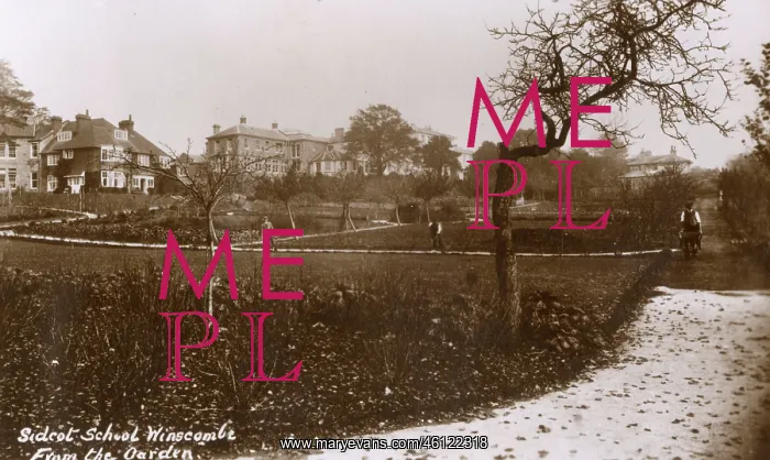 : View from the garden, Sidcot School, Somerset : View from the garden, Sidcot School, Somerset