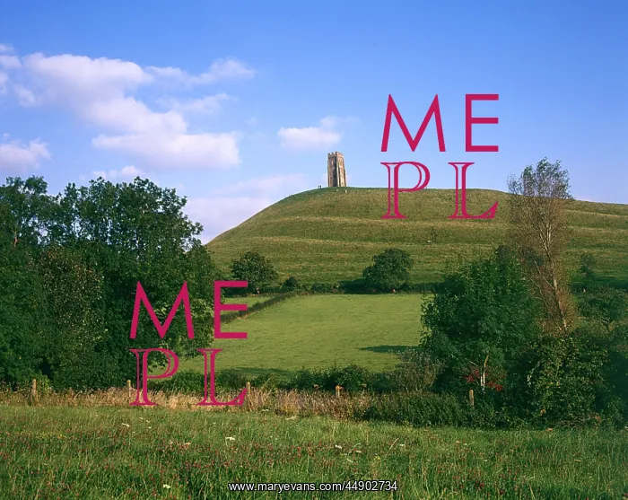 : View of Glastonbury Tor, Somerset : View of Glastonbury Tor, Somerset