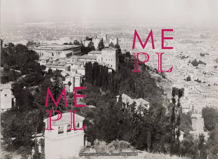 : View of Granada Spain from the Alhambra Palace : View of Granada Spain from the Alhambra Palace
