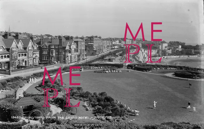 : View from the Grand Hotel, Broadstairs : View from the Grand Hotel, Broadstairs