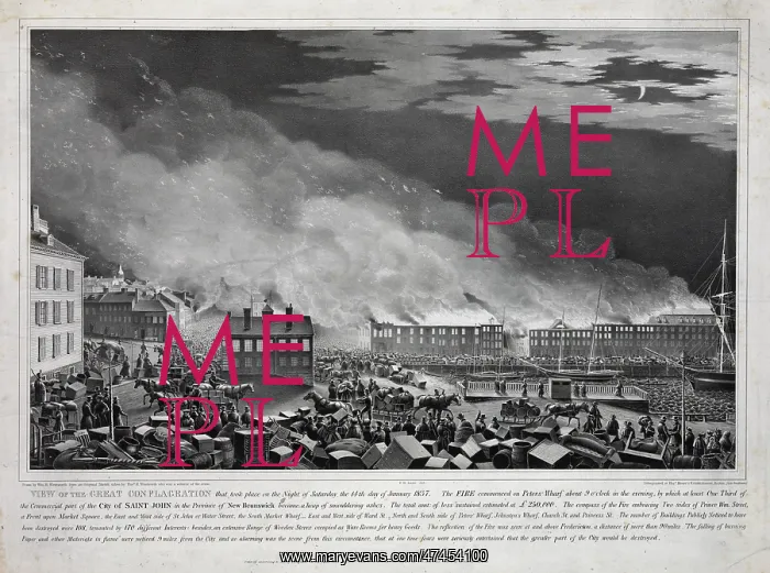  : View of the great conflagration