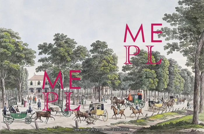 : View on the great Prater Avenue : View on the great Prater Avenue