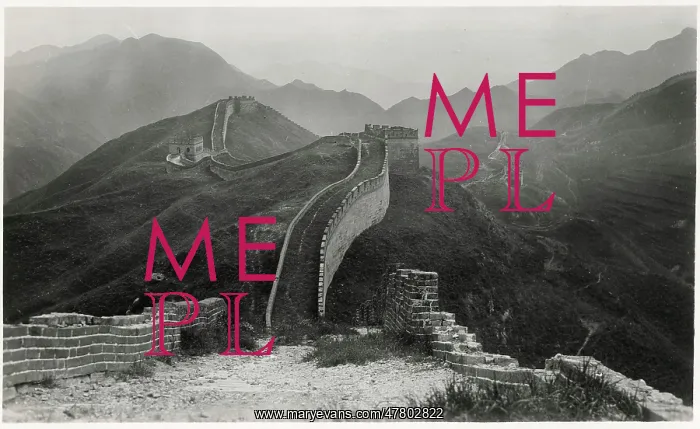  : View along the Great Wall, China