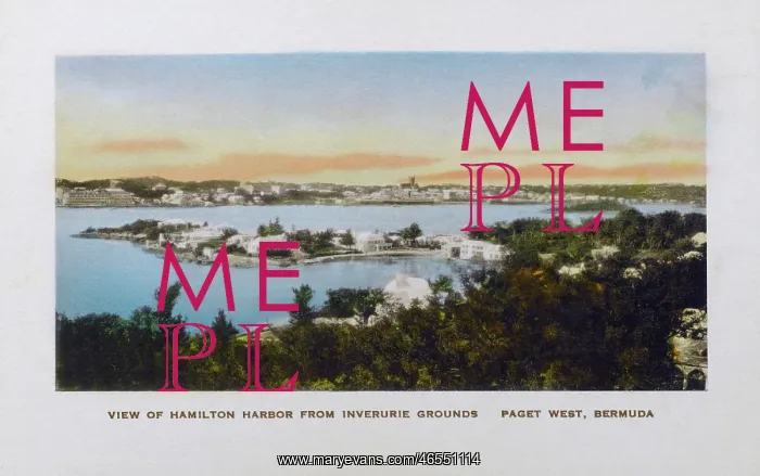 : View of Hamilton Harbour, Paget West, Bermuda : View of Hamilton Harbour, Paget West, Bermuda