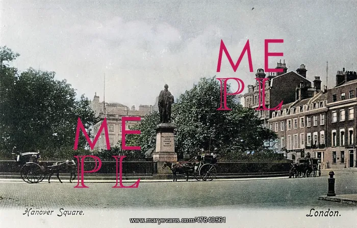 : View of Hanover Square, London : View of Hanover Square, London