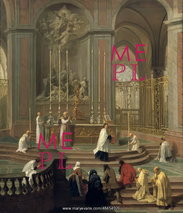 : View of the High Altar of the Cathedral of Notre : View of the High Altar of the Cathedral of Notre