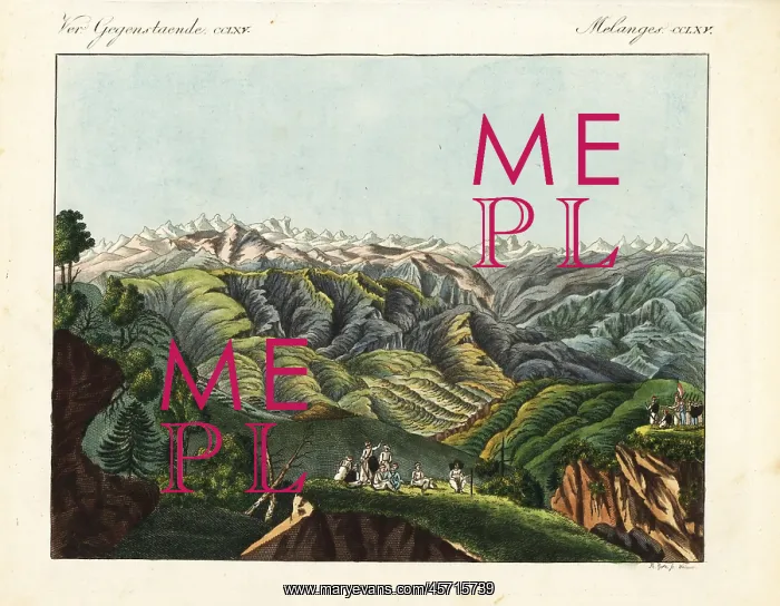 : View of the Himalayan mountains : View of the Himalayan mountains