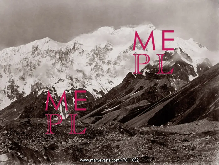  : View of the Himalayas, c.1880