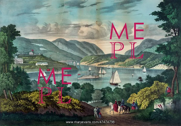 : View on the Hudson - West Point : View on the Hudson - West Point