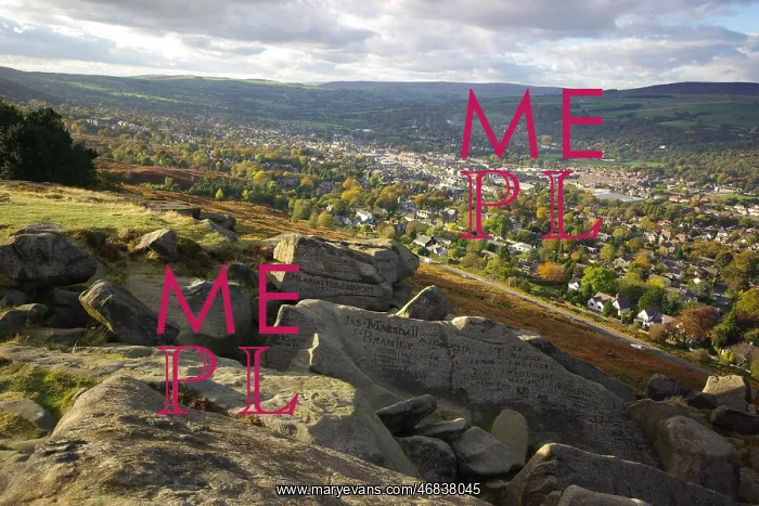 : View of Ilkley, West Yorkshire : View of Ilkley, West Yorkshire