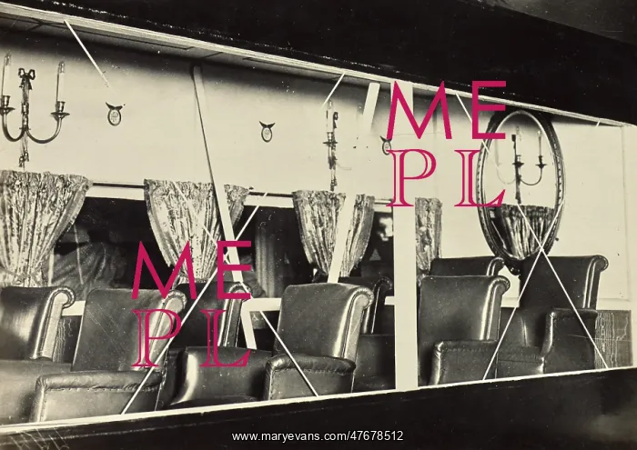 : View Inside Blimp's Gondola, c. 1918 : View Inside Blimp's Gondola, c. 1918