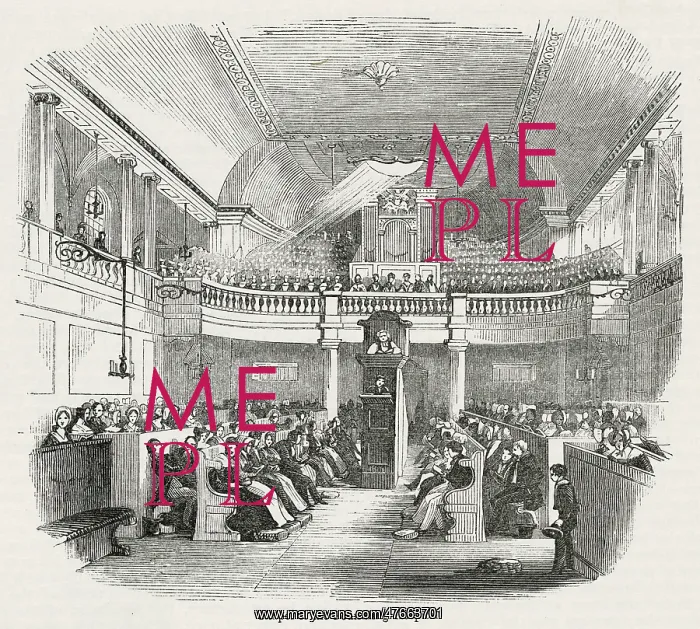: View inside the Chapel, Foundling Hospital, London : View inside the Chapel, Foundling Hospital, London