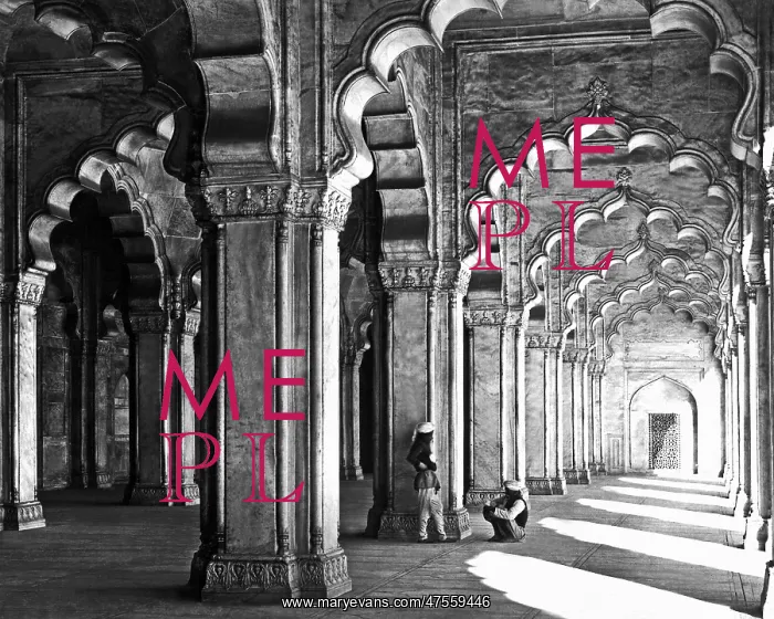 : View inside the Moti Masjid, Agra, India : View inside the Moti Masjid, Agra, India