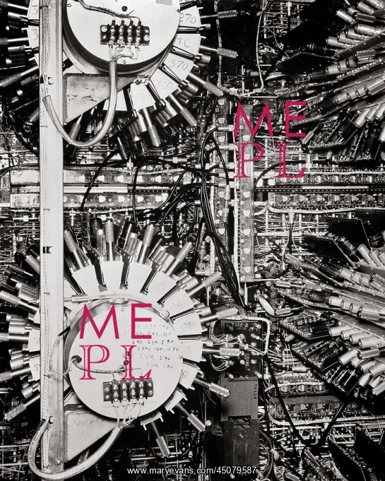 : View Inside the Univac Computer Two Memory Cells : View Inside the Univac Computer Two Memory Cells