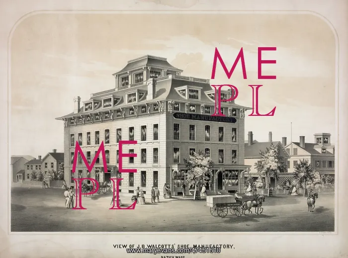  : View of J.B. Walcotts shoe manufactory