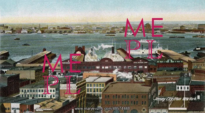 : View to Jersey City over the Hudson River Docks : View to Jersey City over the Hudson River Docks