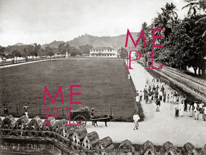  : view at Kandy, Ceylon, circa 1880s