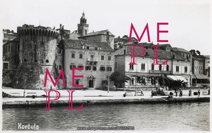  : View of Korcula, Croatia