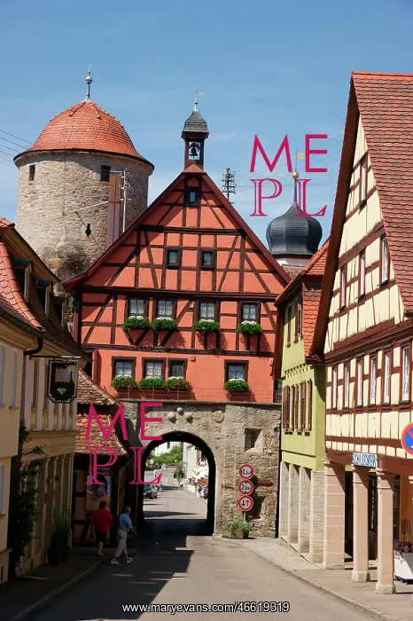 : View of Langenburg, Baden Wurttemberg, Germany : View of Langenburg, Baden Wurttemberg, Germany